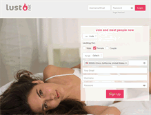 Tablet Screenshot of lust.net